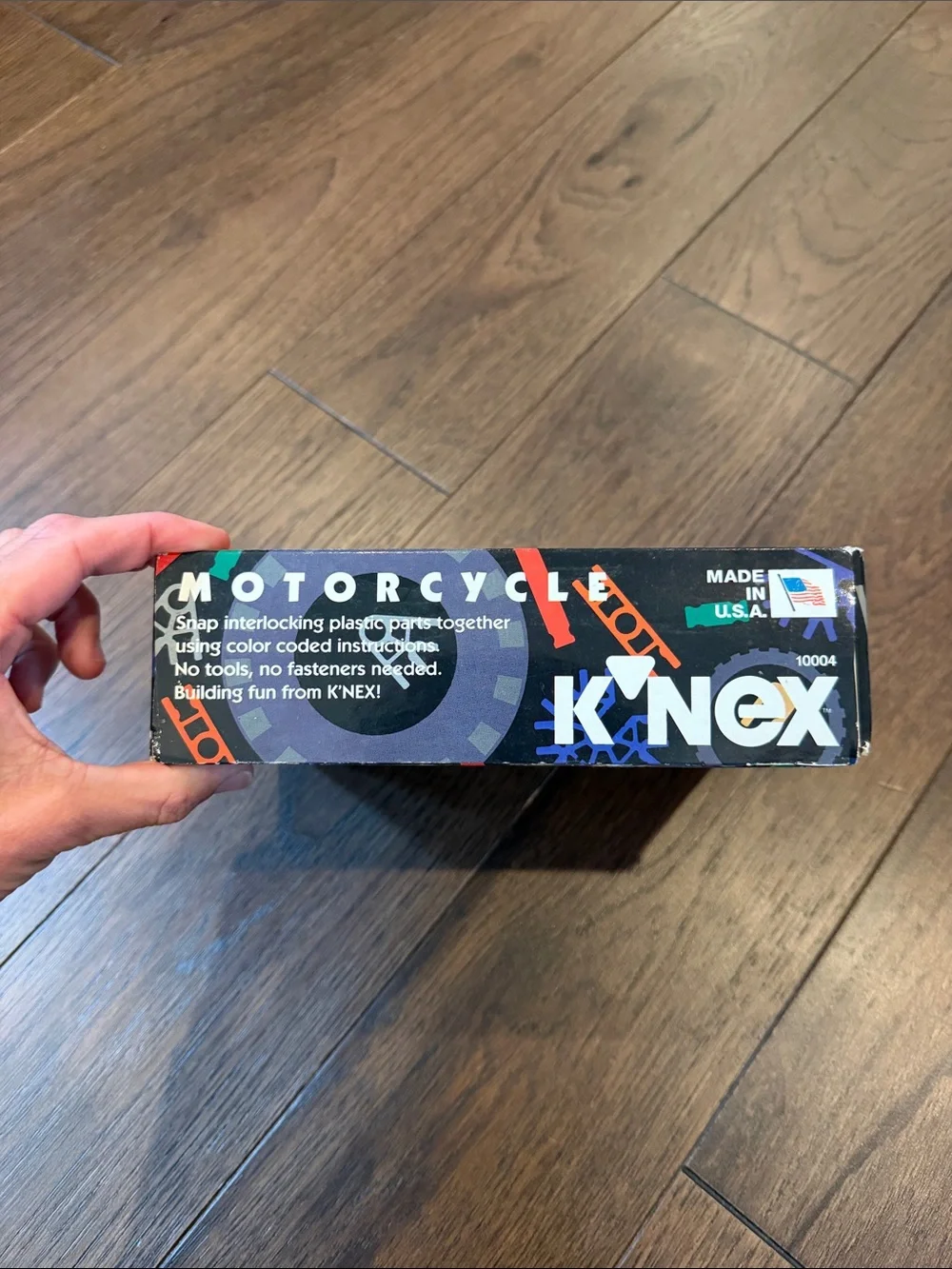 K'NEX 1992 Motorcycle #10004 Toy w/instructions, Unopened